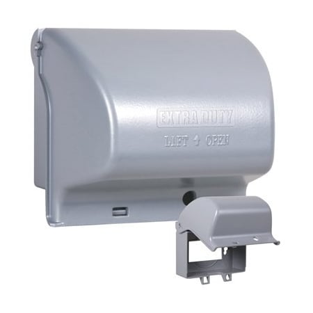 Raco Electrical Box Cover, 1 Gang Gang, Aluminum, In-Use Cover Type MX3300